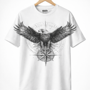 Men’s Eagle Graphic T-Shirt – Cream
