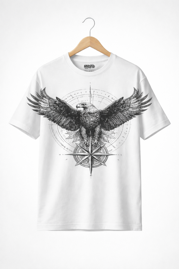 Men’s Eagle Graphic T-Shirt – Cream