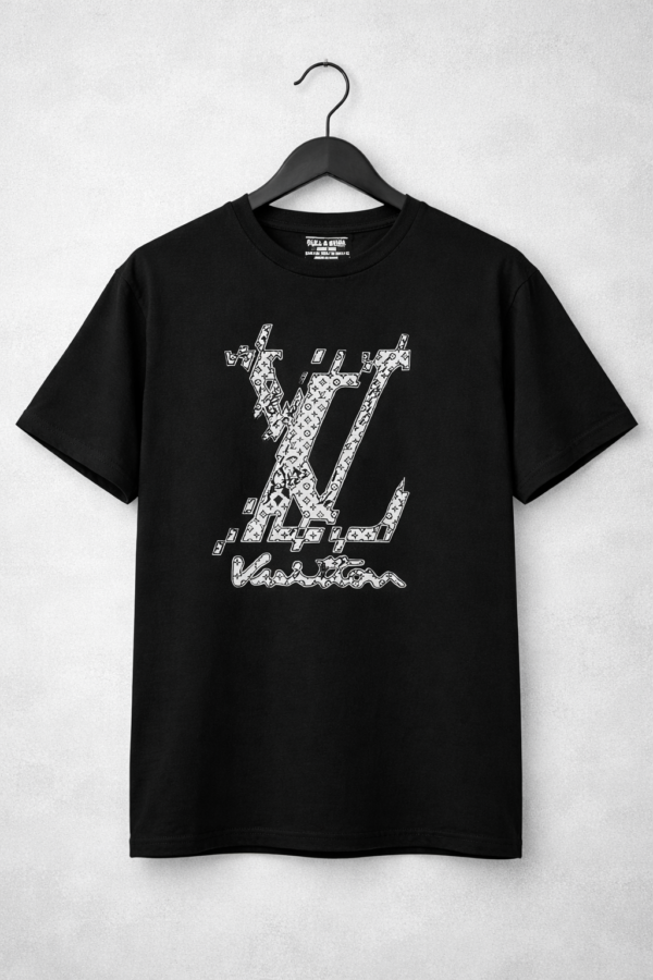 Men’s Black Streetwear Graphic T-Shirt